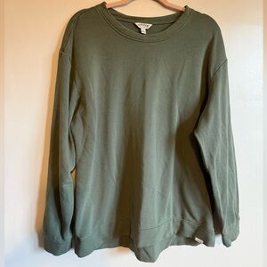 Orvis Forest Green Crewneck Sweater